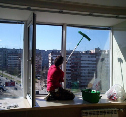 Мытье окон в однокомнатной квартире Сызрань